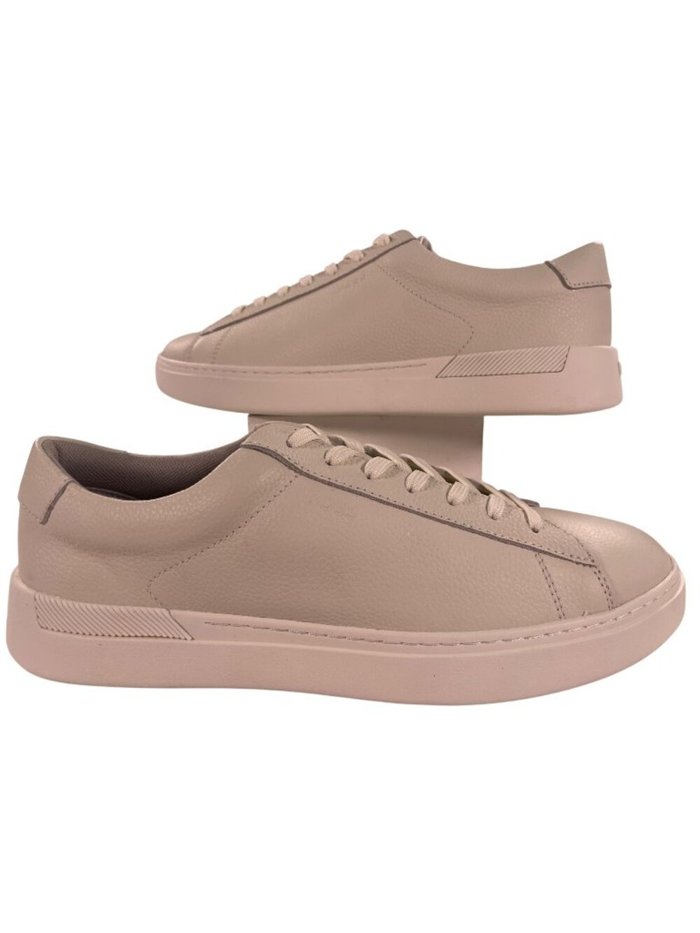 Hugo Boss Clint Leather Tennis-Style Sneakers Sneakers White Men's Size US 9 NEW